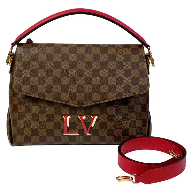  Louis Vuitton, Pre-Loved Damier Ebene Beaubourg Weekender MM,  Brown : Clothing, Shoes & Jewelry