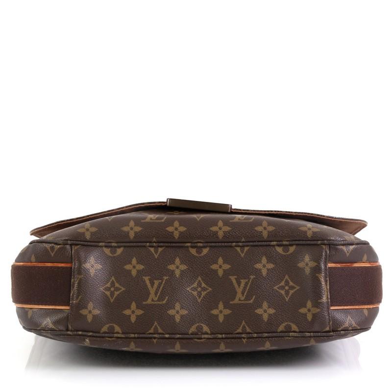 Black Louis Vuitton Beaubourg Messenger Bag Monogram Canvas MM 