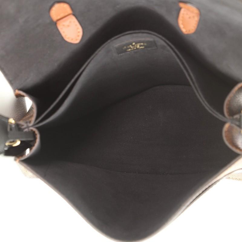 Black Louis Vuitton Beaumarchais Handbag Damier