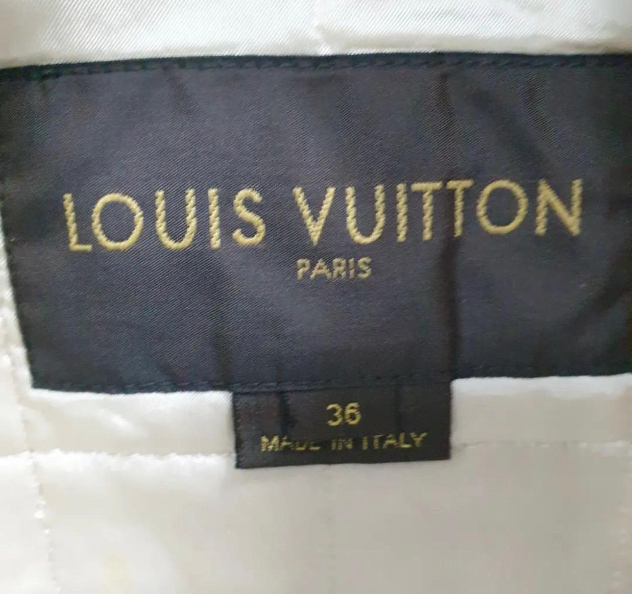 Women's Louis Vuitton Beig Fur Coat Parka 