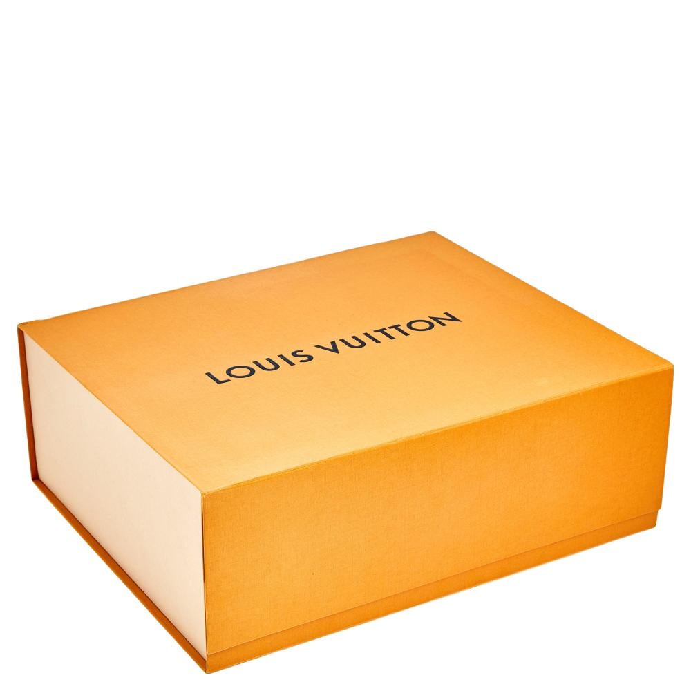 Louis Vuitton - Pochette à rabat Malletage en cuir beige/noir 8