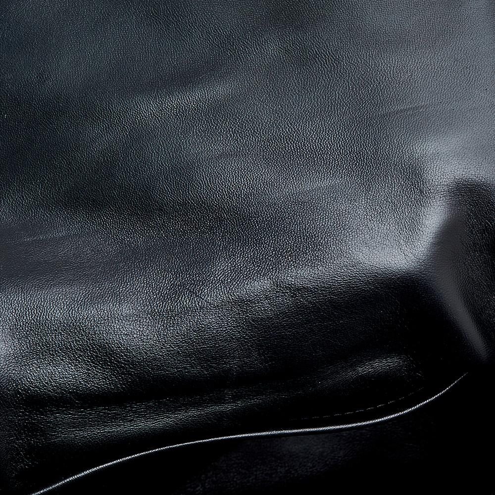 Louis Vuitton Beige/Black Leather Malletage Pochette Flap Bag 4