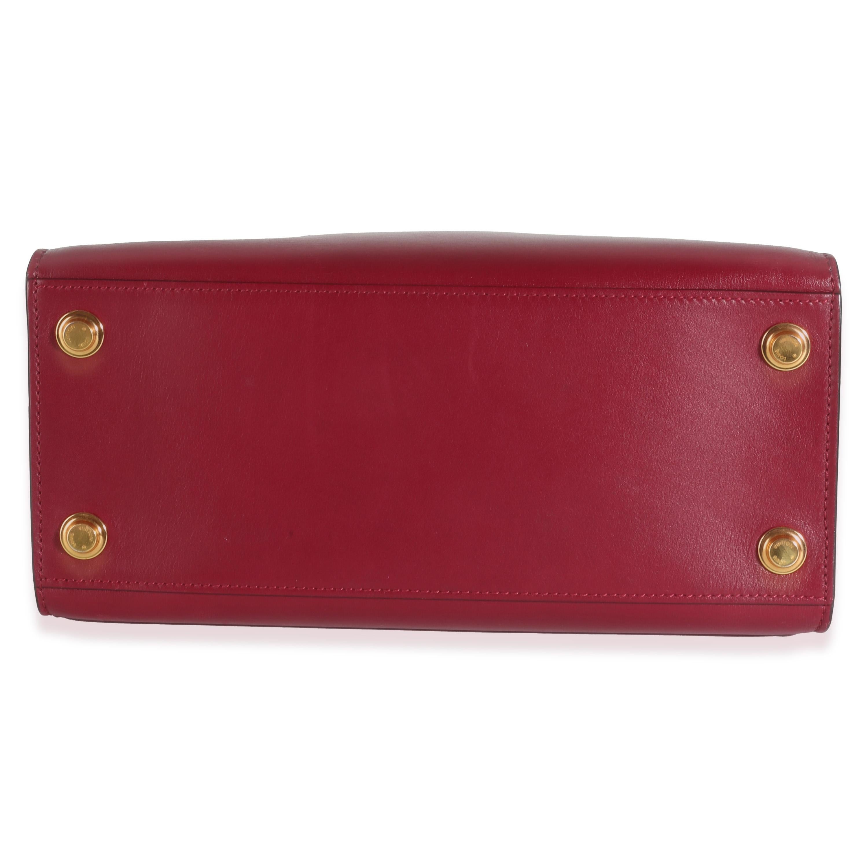 Louis Vuitton Beige Bordeaux Calfskin City Steamer PM 4