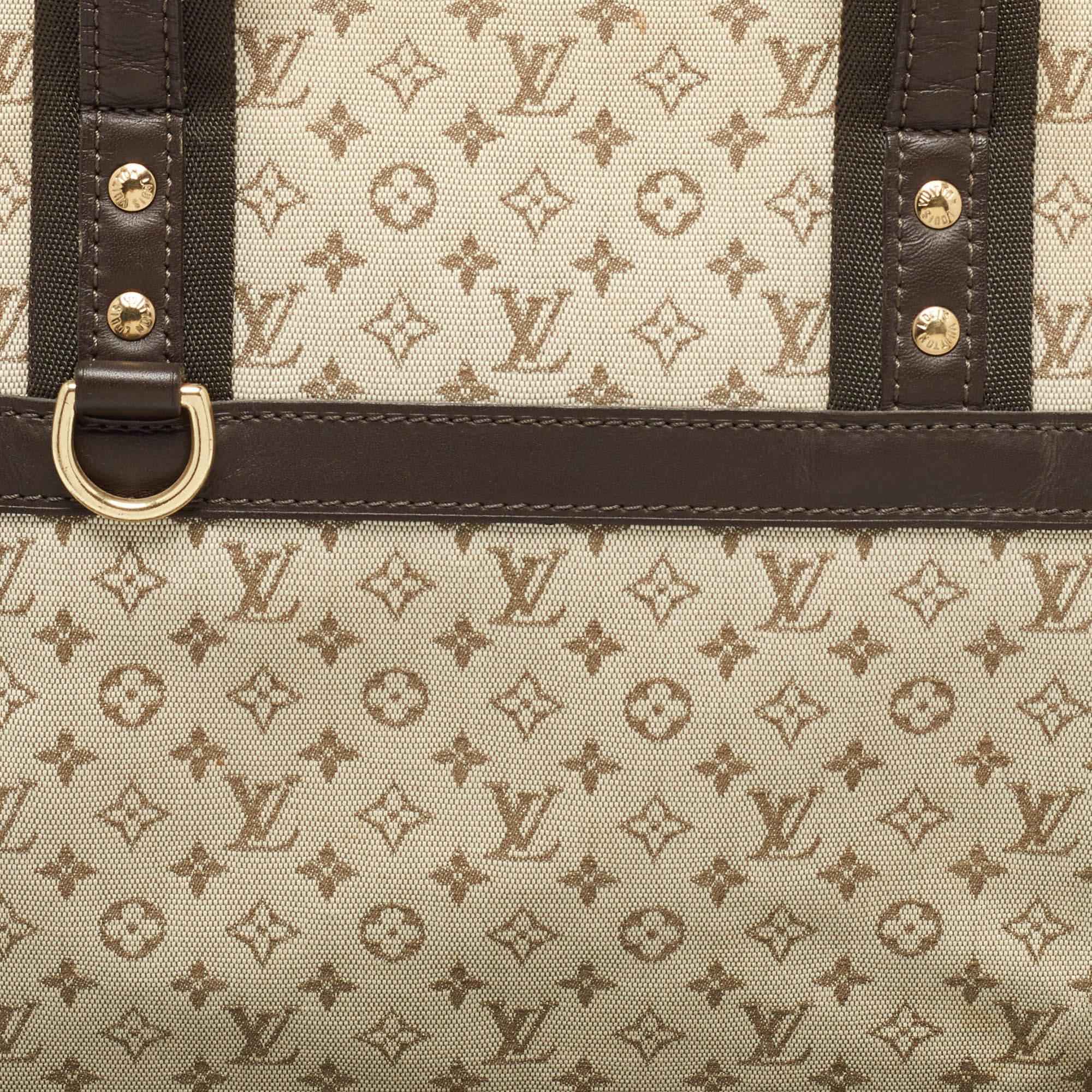 Louis Vuitton Beige/Brown Monogram Mini Lin Canvas Josephine GM Bag 1