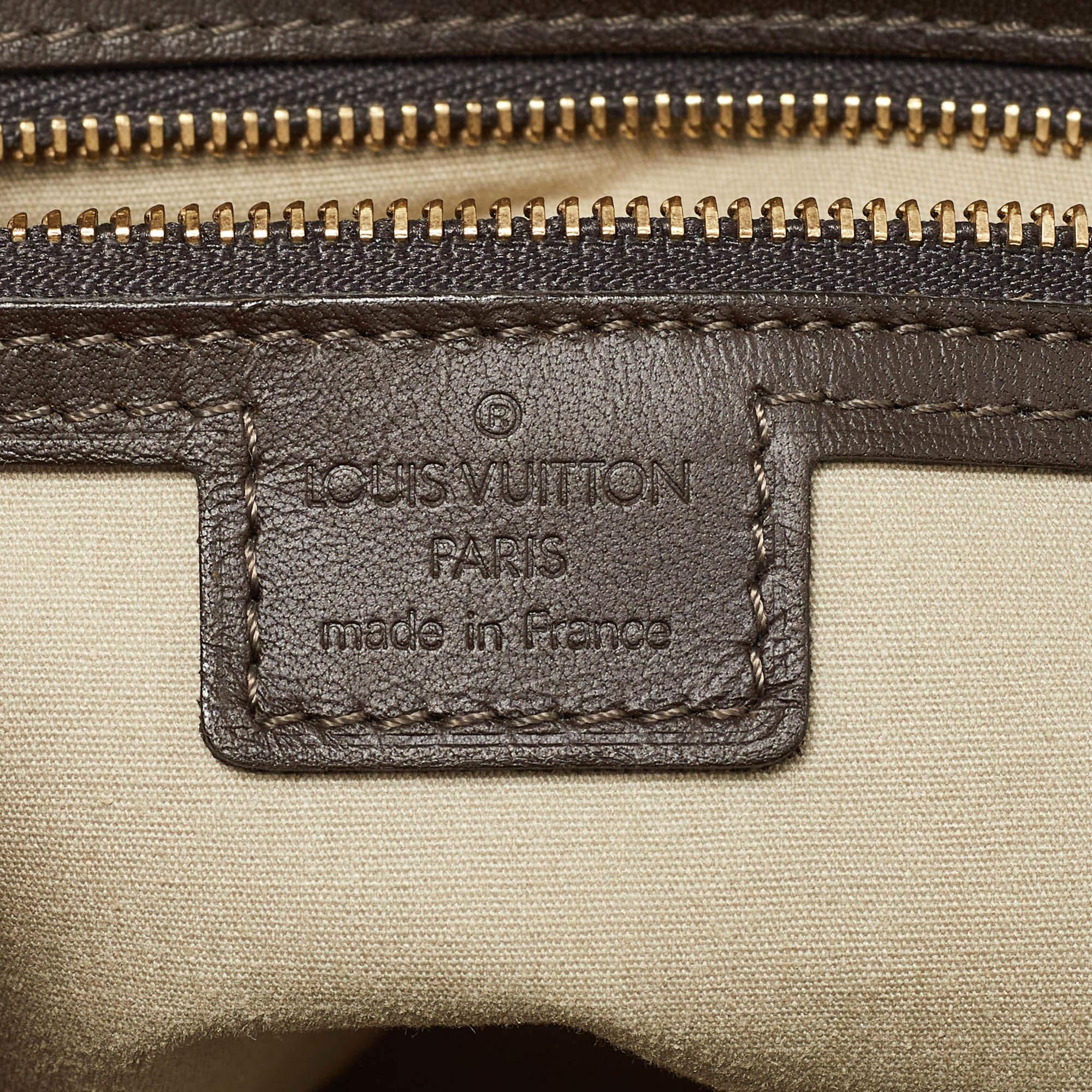 Louis Vuitton Beige/Brown Monogram Mini Lin Canvas Josephine GM Bag 5