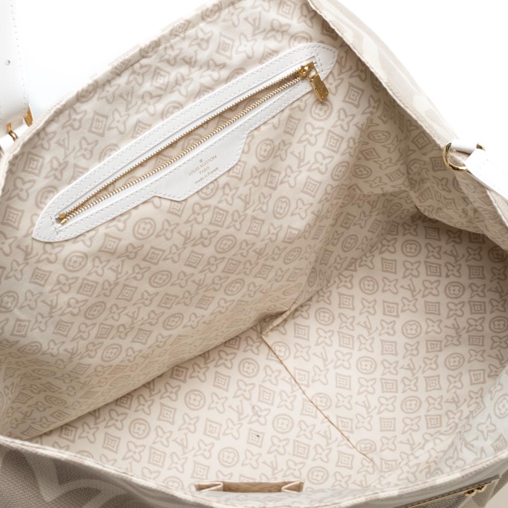 Louis Vuitton Beige Canvas Limited Edition Tahitienne Cabas GM Bag 4