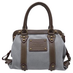 Louis Vuitton Louis Vuitton Beige Canvas Sac de Nuit MM Umhängetasche Handtasche