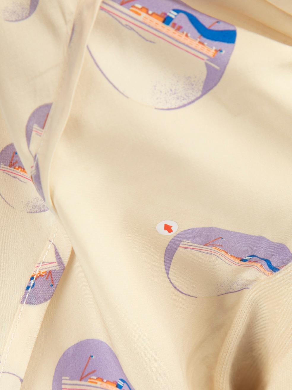 Louis Vuitton Beige Cashmere Graphic Belted Top Size XS 2