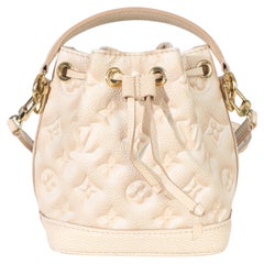 Louis Vuitton Beige Clair Monogram Empreinte Stardust Nano Noe