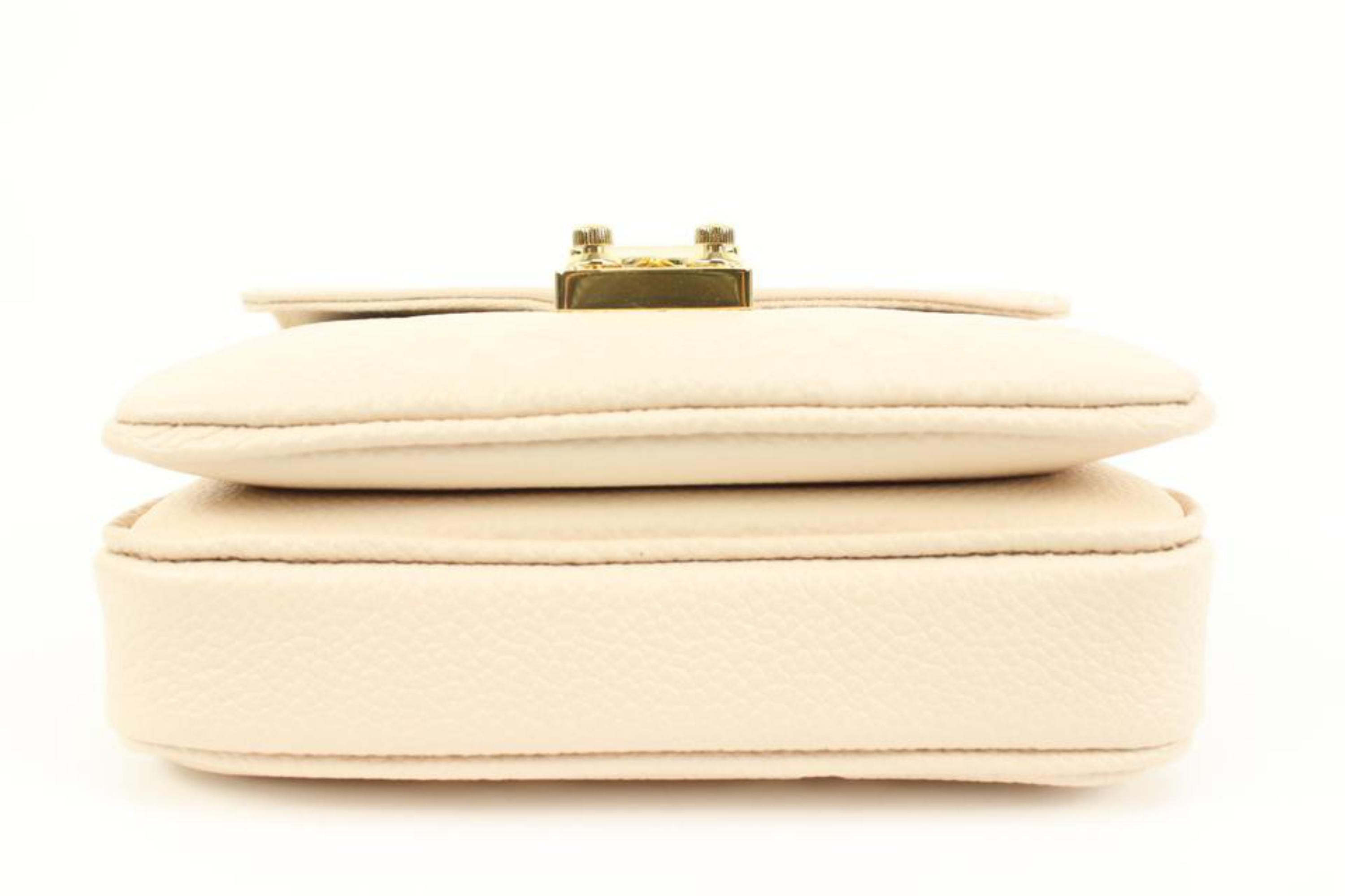 Louis Vuitton - Sac à bandoulière « Micro Pochette Metis » avec monogramme, fermoir beige, 70lk411s 3