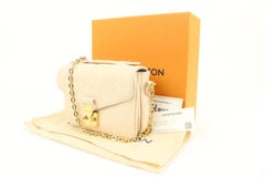 Louis Vuitton Beige Clair Monogram Micro Pochette Metis Crossbody 70lk411s