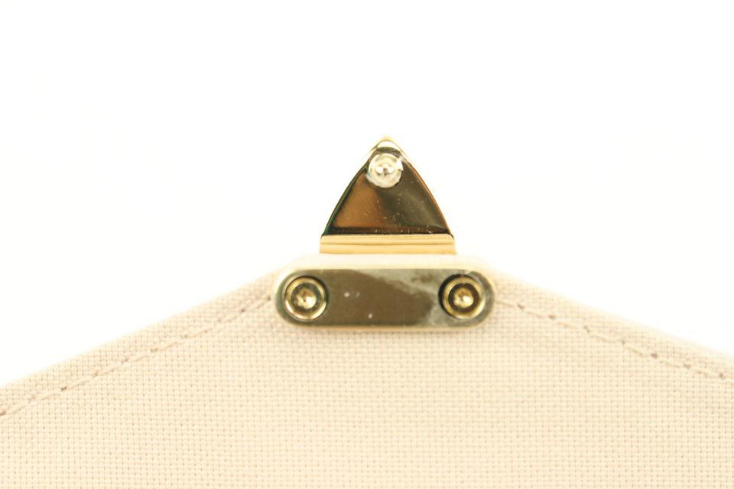 Louis Vuitton - Sac à bandoulière « Micro Pochette Metis » avec monogramme, fermoir beige, 70lk411s 2