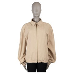 LOUIS VUITTON beige cotton 2024 MONOGRAM JACQUARD Jacket mens 50 L
