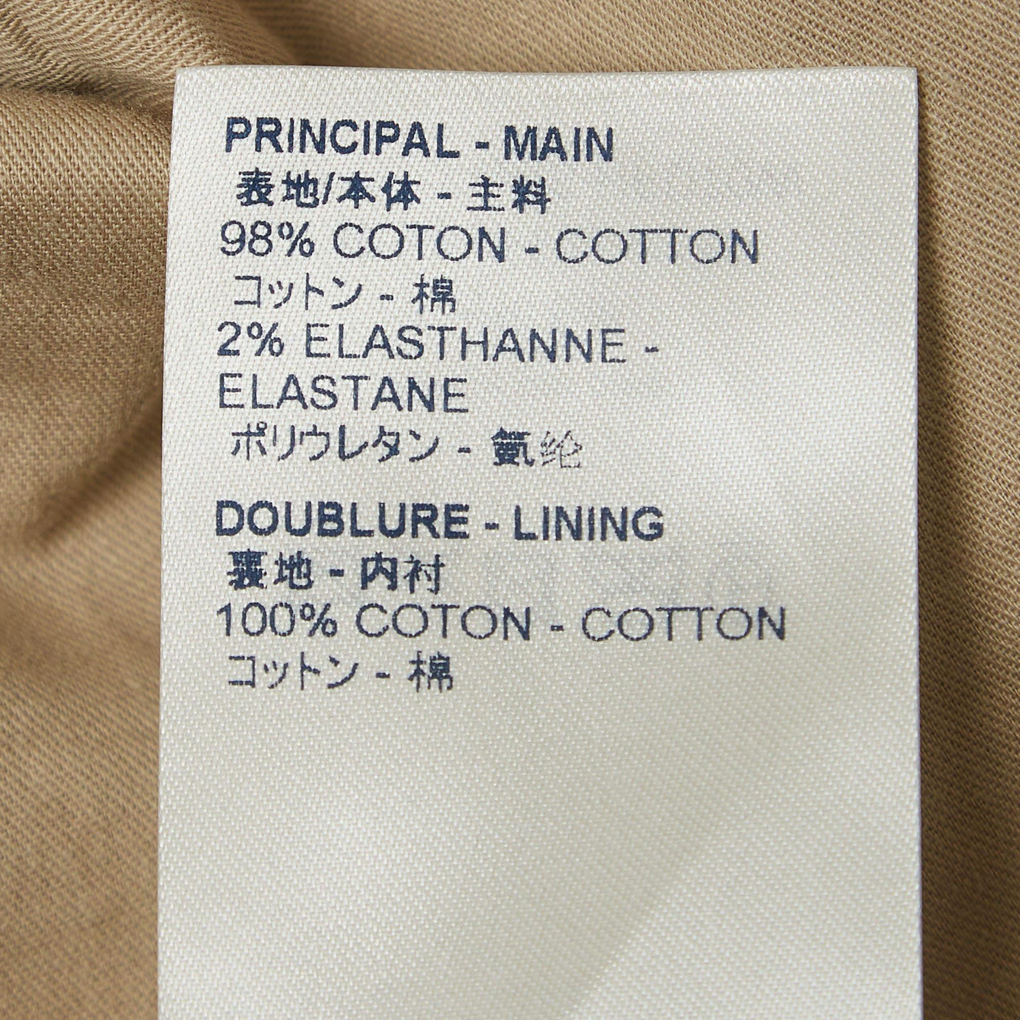 Beige Denim Slim Stretch Jeans XXL Taille 38'' von Louis Vuitton im Angebot 1