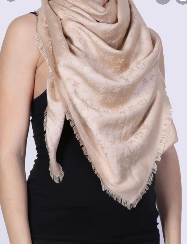 louis vuitton wrap shawl