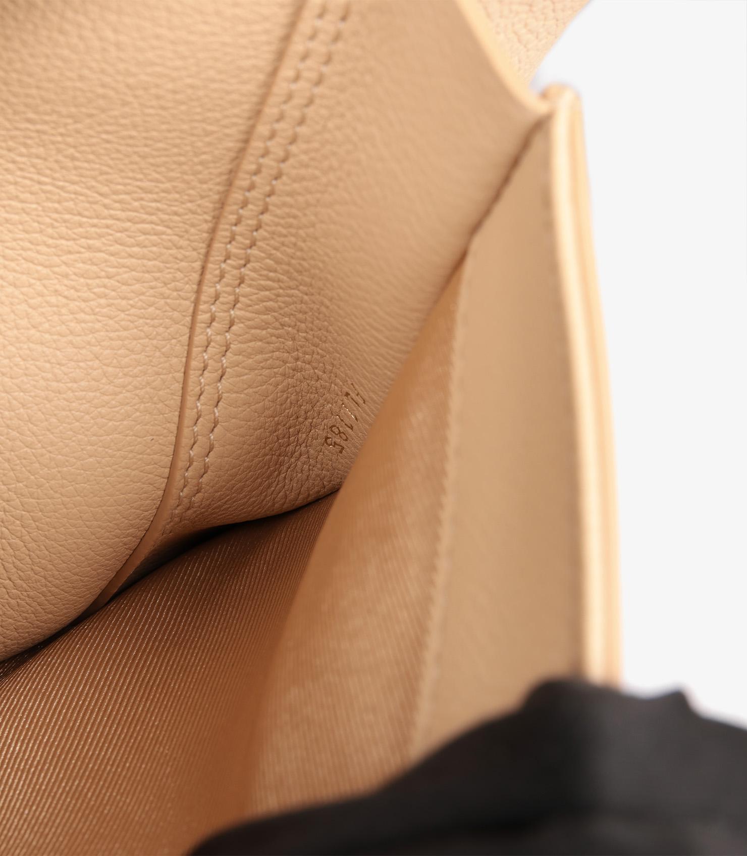 Louis Vuitton Beige Grained Calfskin Leather Lockme PM For Sale 4