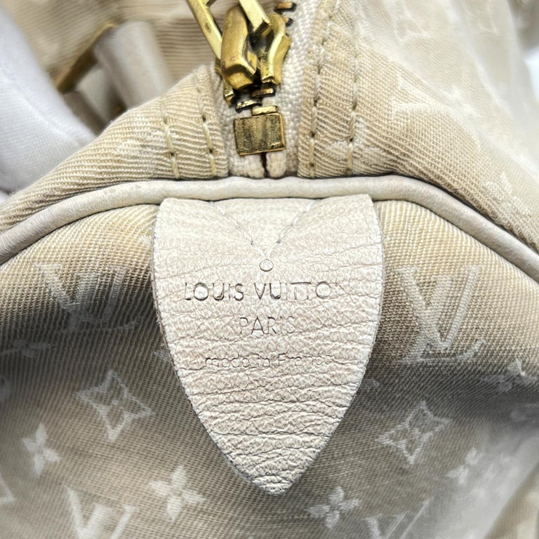 Louis Vuitton Beige Idylle Monogram Mini Lin Canvas Speedy 30 bag