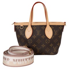 LOUIS VUITTON Beige Monogram canvas NEVERFULL BB Mini Tote Bag LOUIS VUITTON Beige Monogram canvas NEVERFULL BB Mini Tote Bag