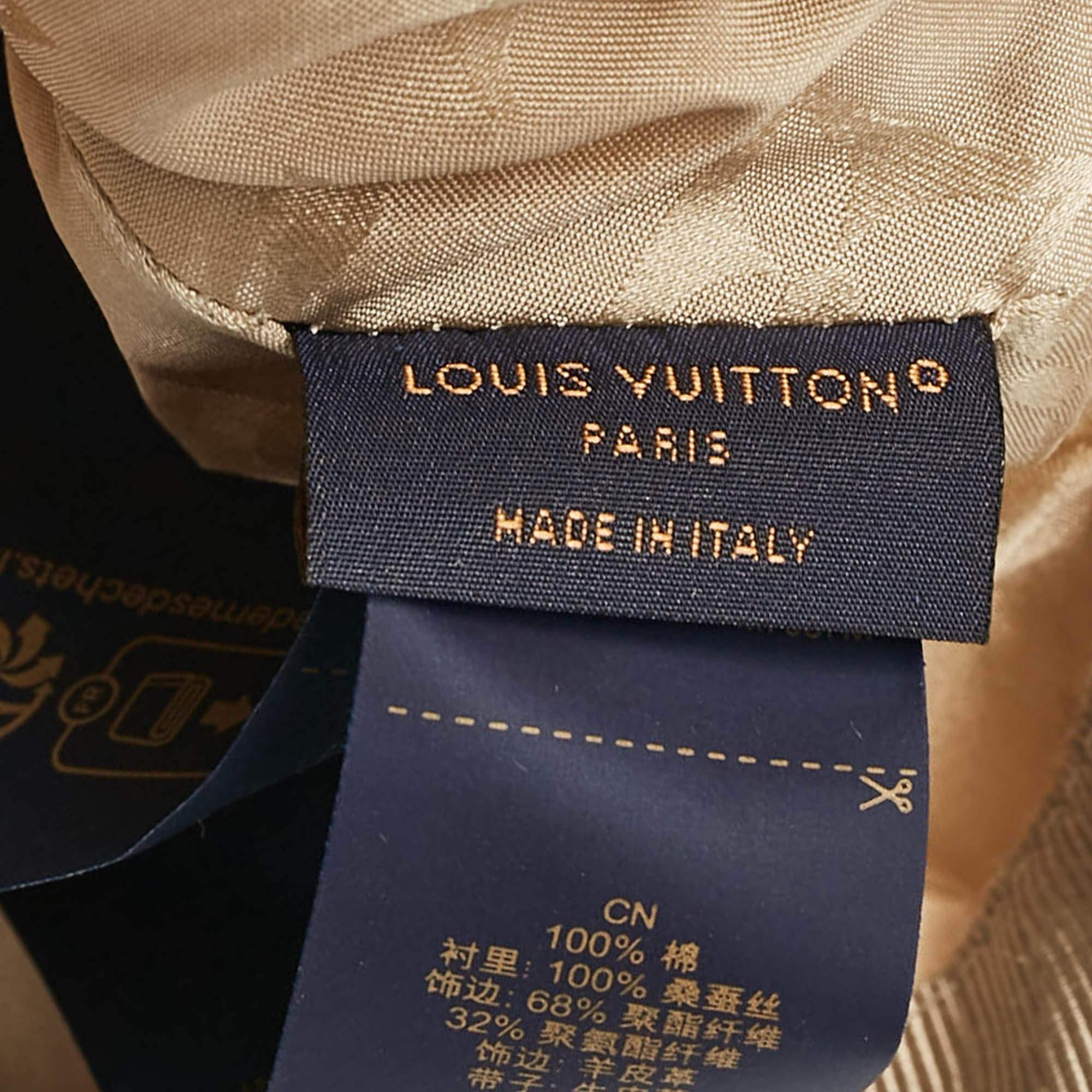 Louis Vuitton Beige Monogramm Baumwolle und Leder First Cap 2