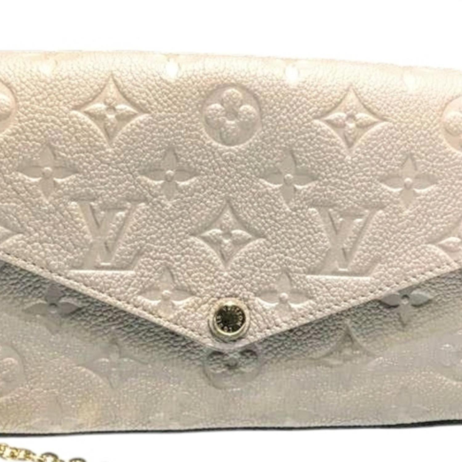 Louis Vuitton Beige Monogram Empreinte Félicie Pochette 5
