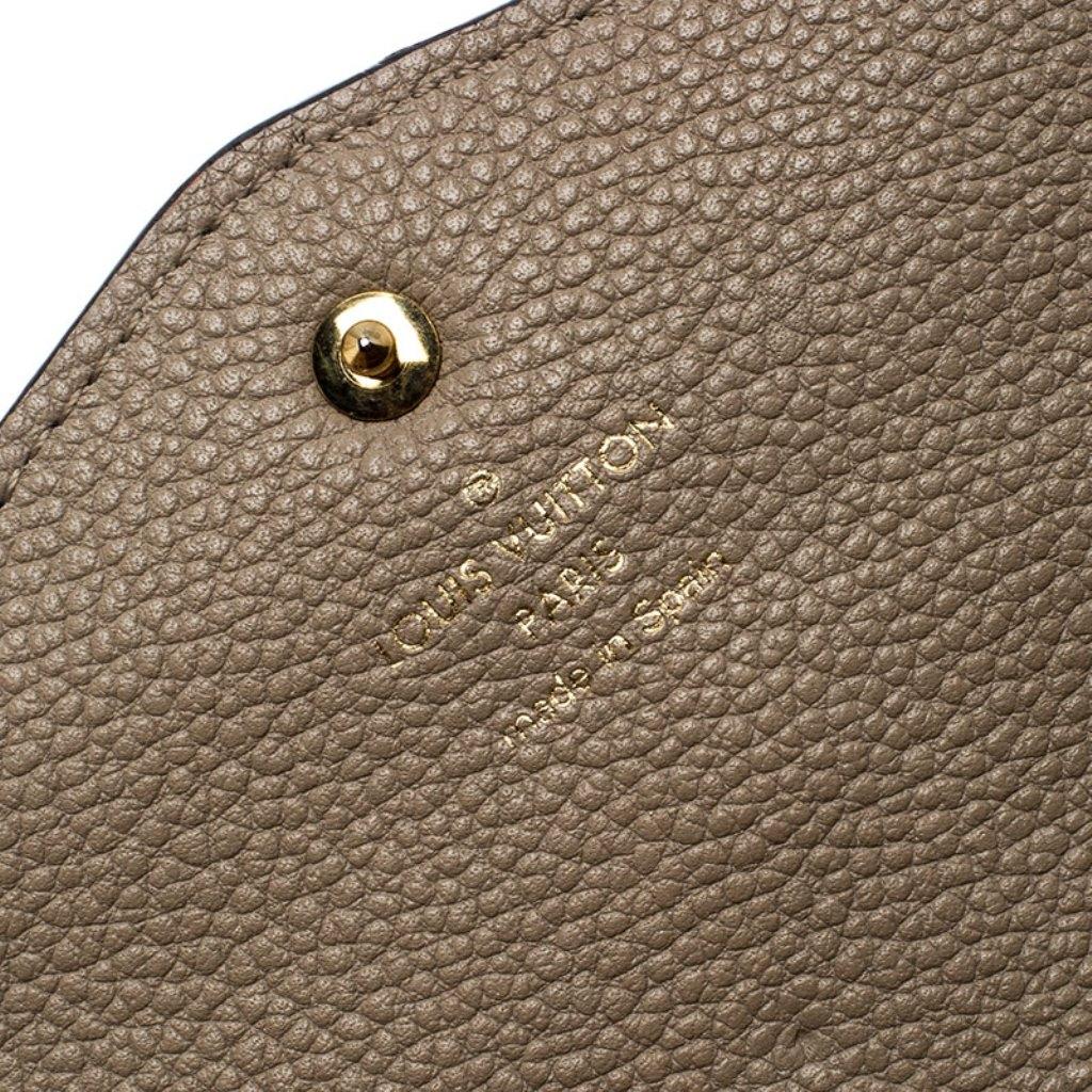 Louis Vuitton Beige Monogram Empreinte Leather Curieuse Wallet 6