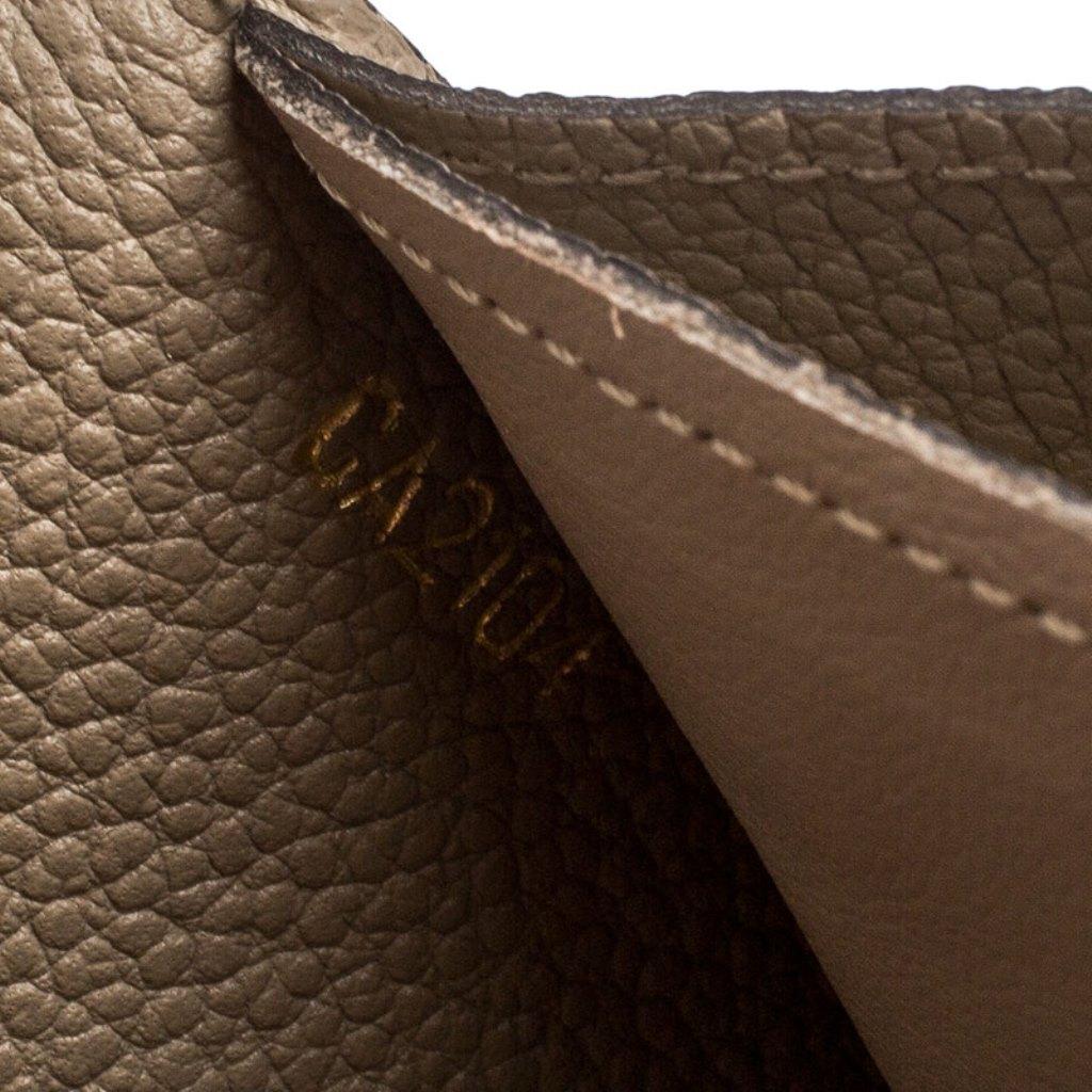 Louis Vuitton Beige Monogram Empreinte Leather Curieuse Wallet 1