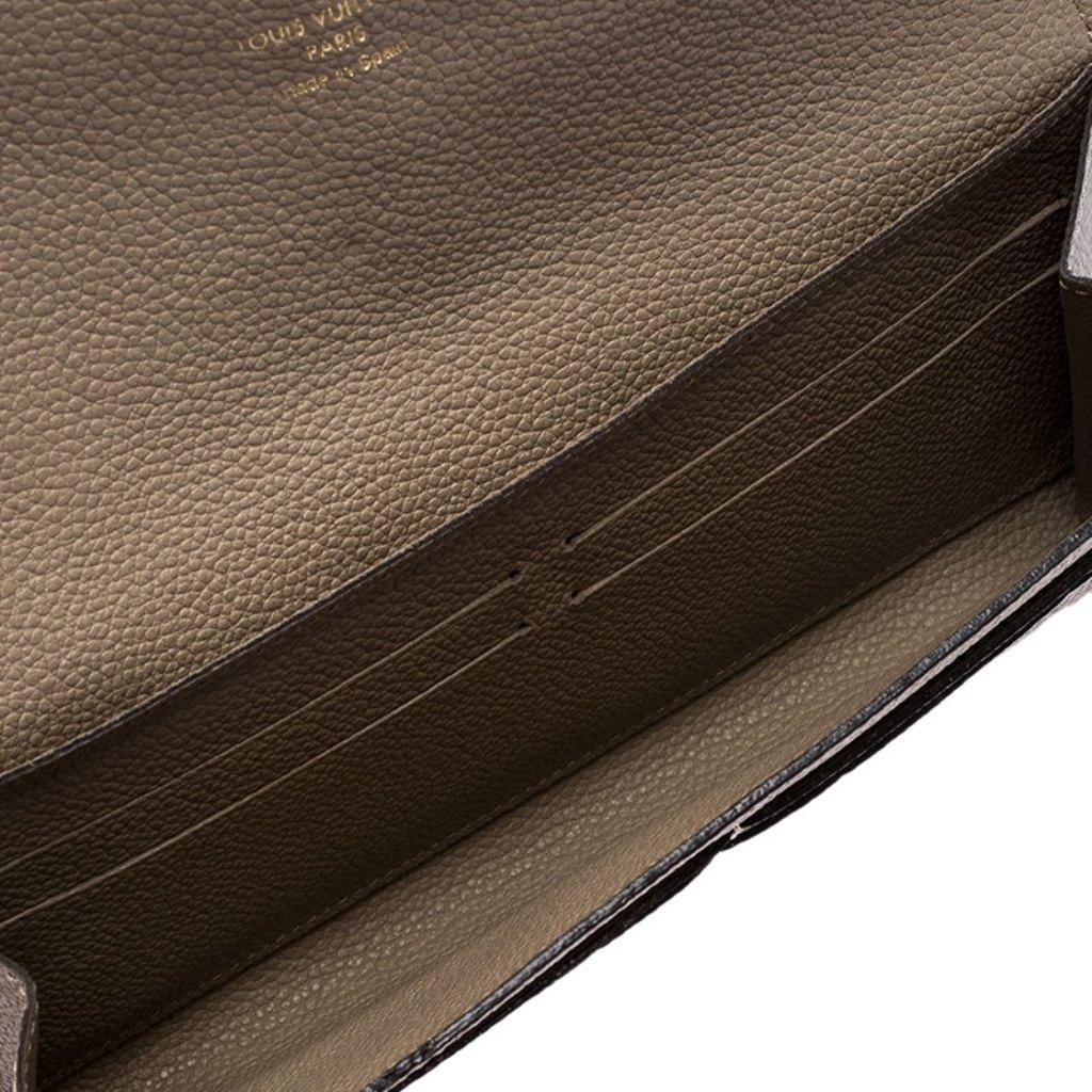 Louis Vuitton Beige Monogram Empreinte Leather Curieuse Wallet 3