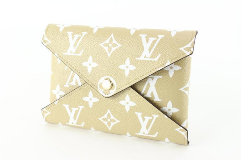 Louis Vuitton Monogram Canvas Pochette Kirigami Envelope Bag Clutch.