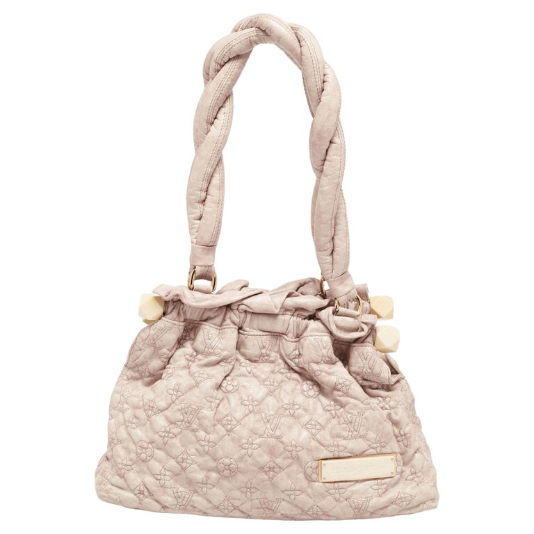 Louis Vuitton Beige Monogram Embroidered Leather Olympe Stratus