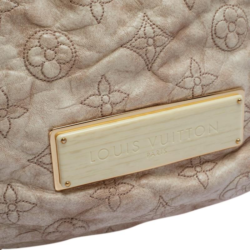 Louis Vuitton Beige Monogram Leather Olympe Nimbus GM Bag 7