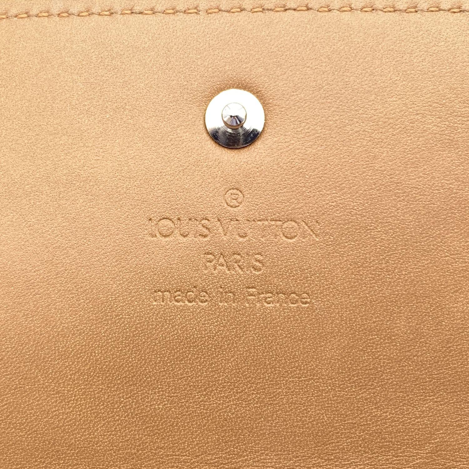 Louis Vuitton Beige Monogram Mat Leather Long International Wallet 1
