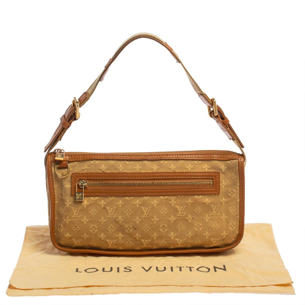 Louis Vuitton Beige Monogram Mini Lin Canvas Kathleen Pochette Bag 8