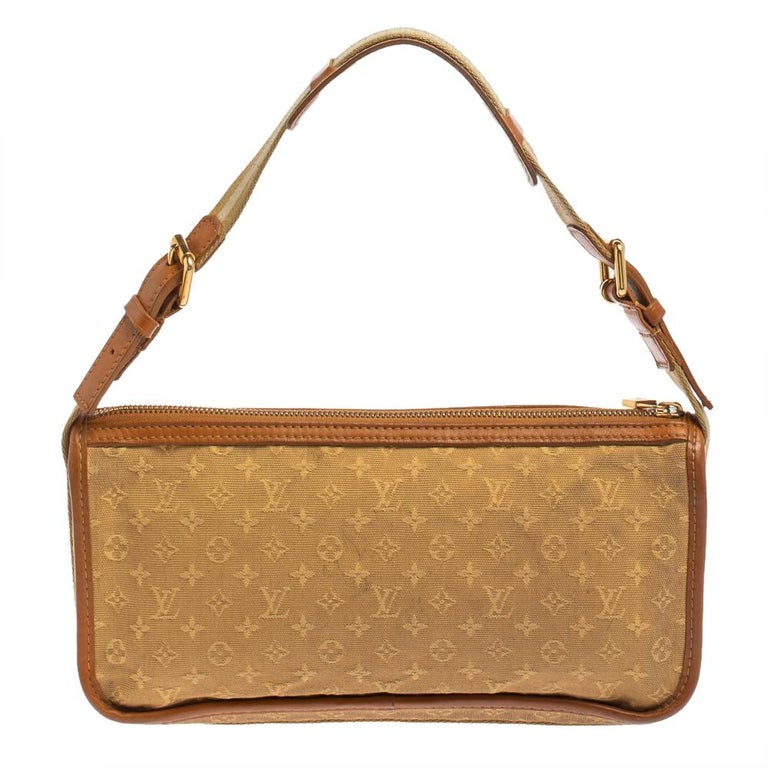 Authentic Louis Vuitton Crossbody Bag Pochette Brown Monogram Used