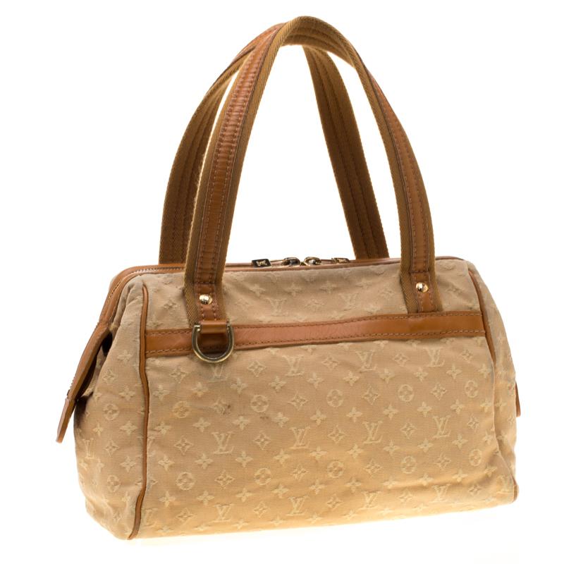 Louis Vuitton Beige Monogram Mini Lin Josephine PM Bag In Good Condition In Dubai, Al Qouz 2