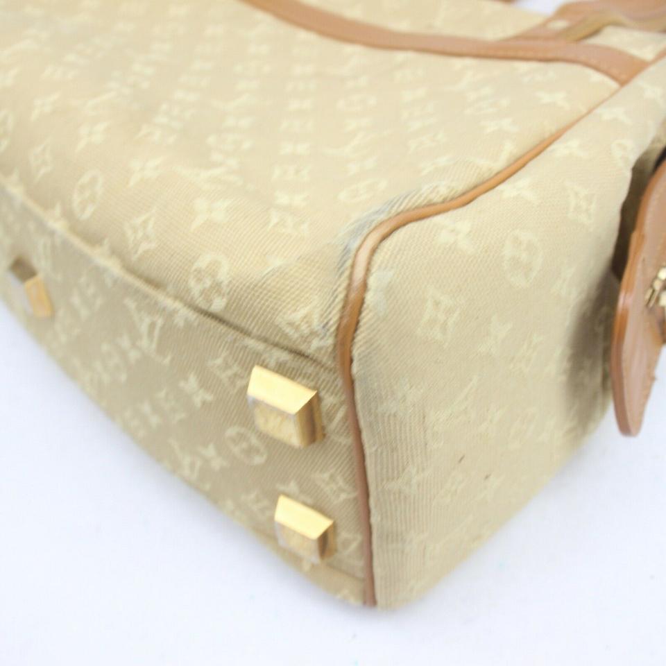 Louis Vuitton Beige Monogram Mini Lin Josephine PM Boston Speedy 858866 7