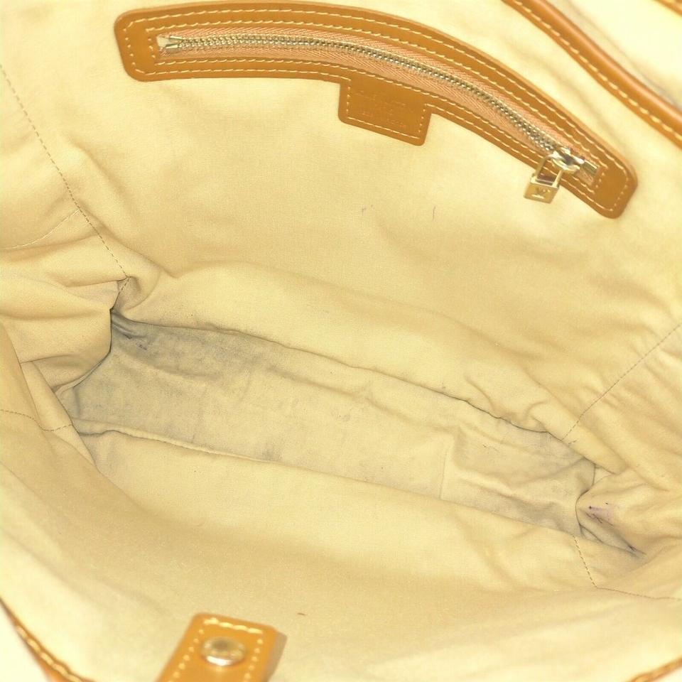 Louis Vuitton Beige Monogram Mini Lin Lucille GM Tote Bag 863049 In Good Condition In Dix hills, NY