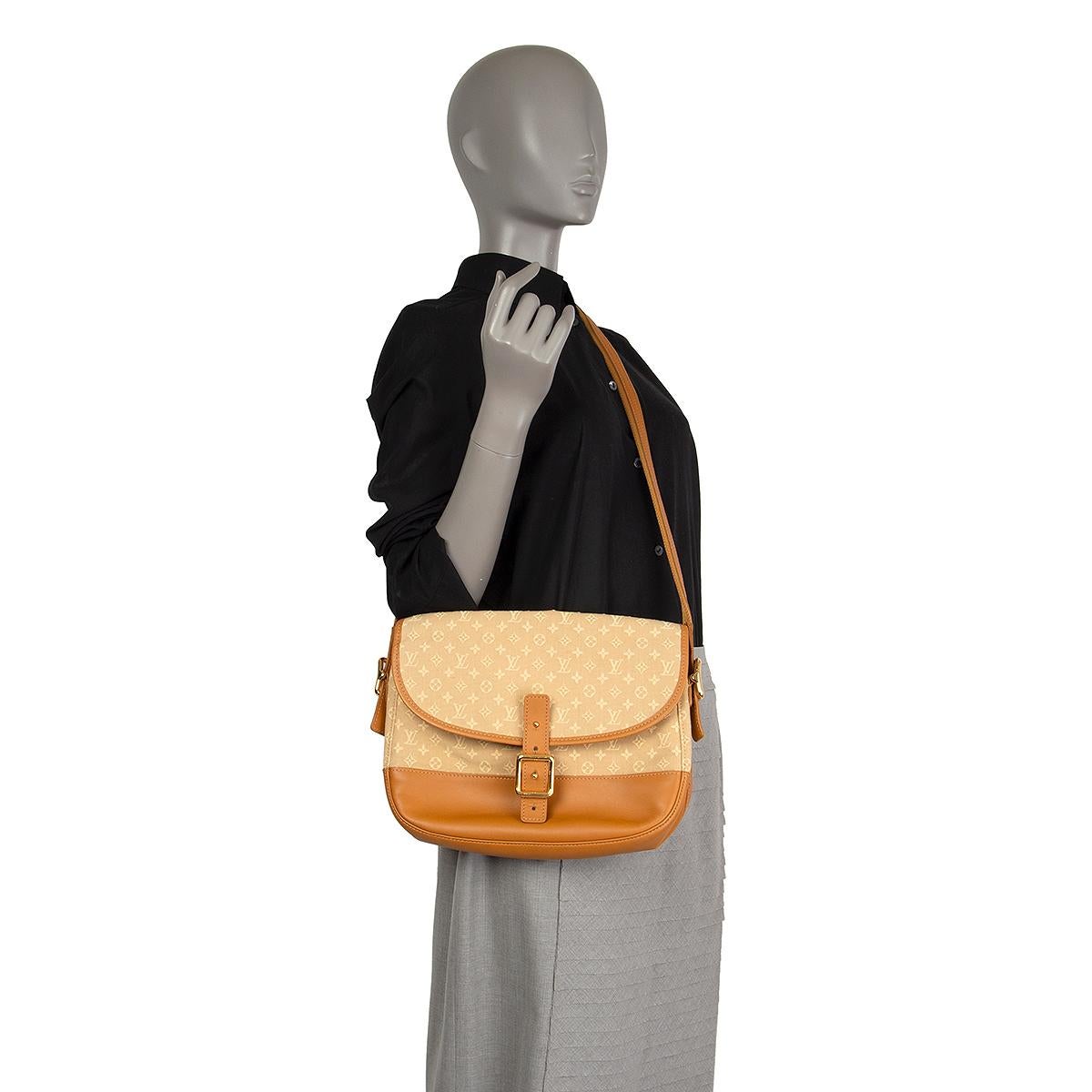 Women's LOUIS VUITTON beige Monogram Mini Lin MAJORIE Shoulder Bag