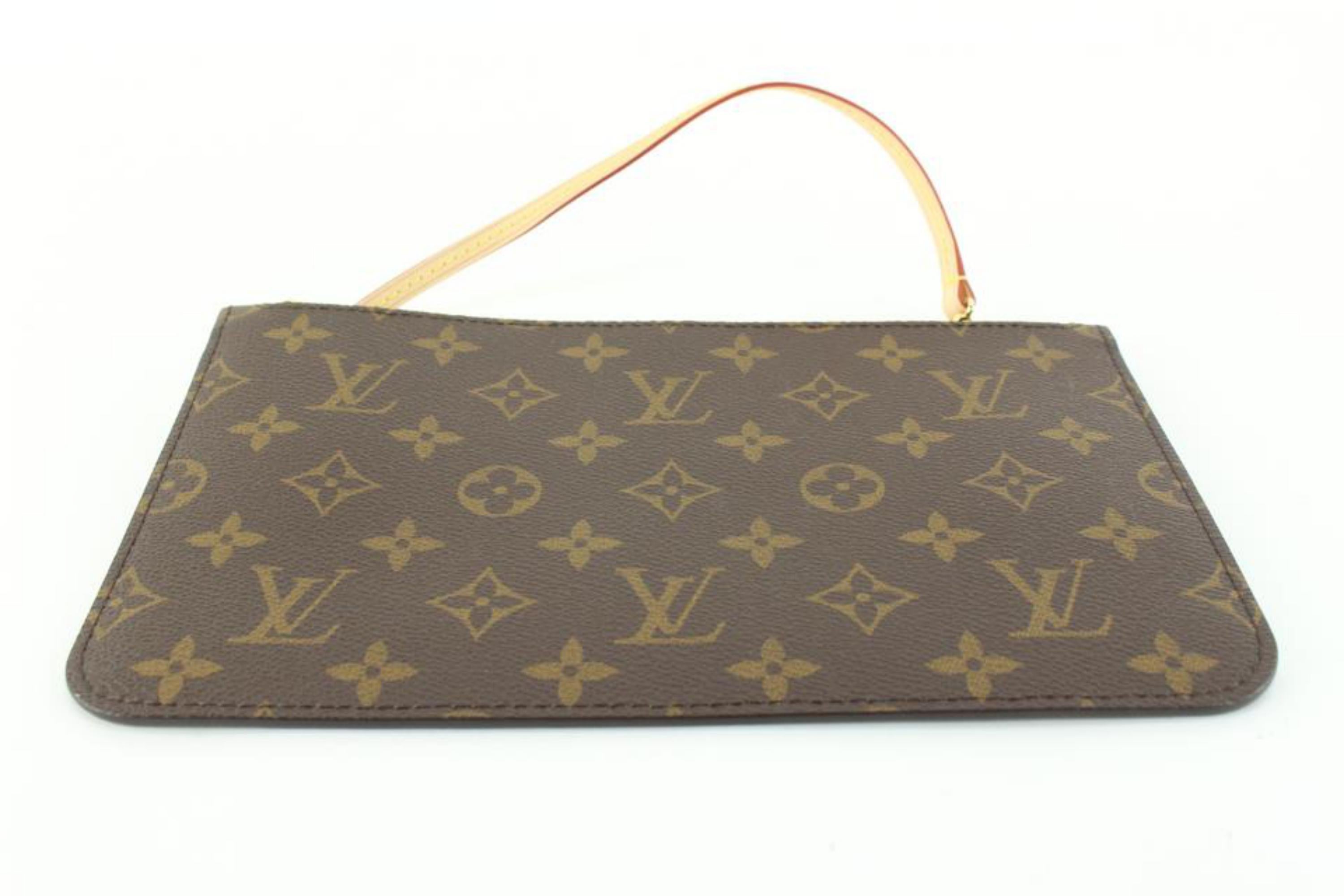 Louis Vuitton Neverfull Pochette GM ou MM 59lz84s en vente 1