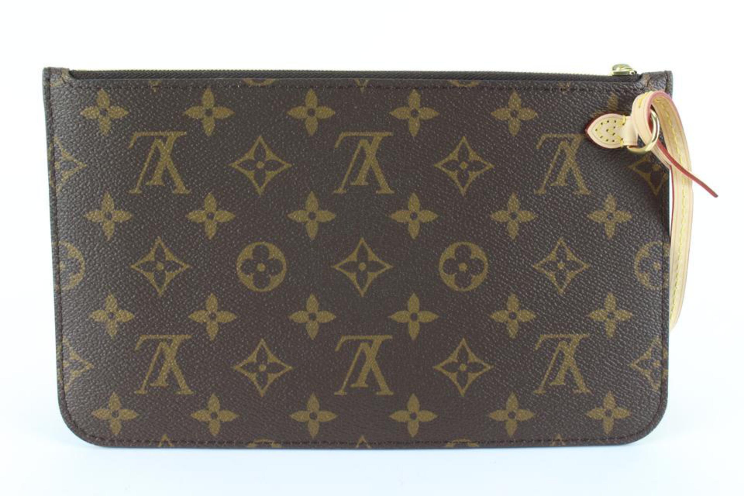 Louis Vuitton Neverfull Pochette GM ou MM 59lz84s en vente 3