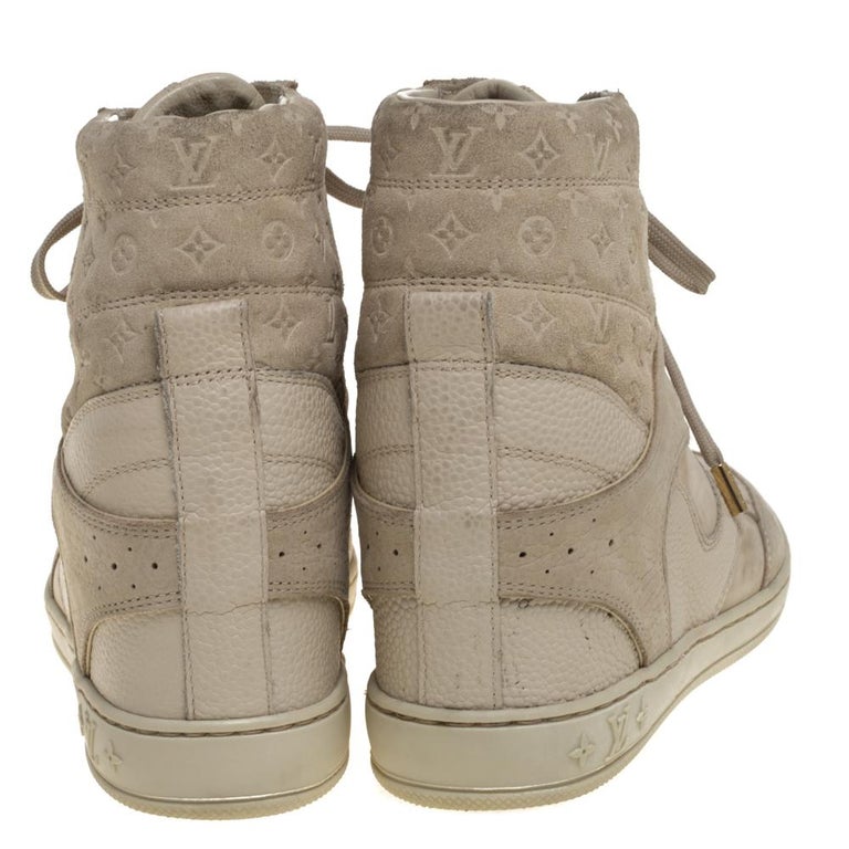 louis vuitton millenium wedge sneaker