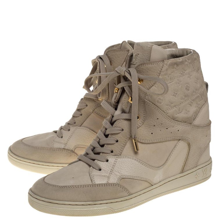 louis vuitton millenium wedge sneaker