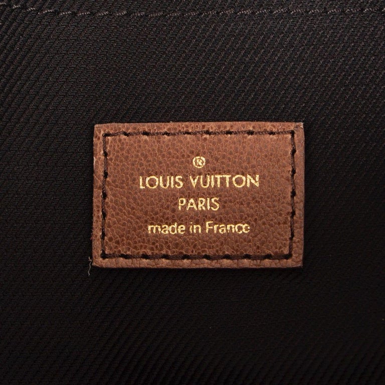 LOUIS VUITTON beige Monogram suede leather IRENE COCO Shoulder Bag LTD ED  at 1stDibs