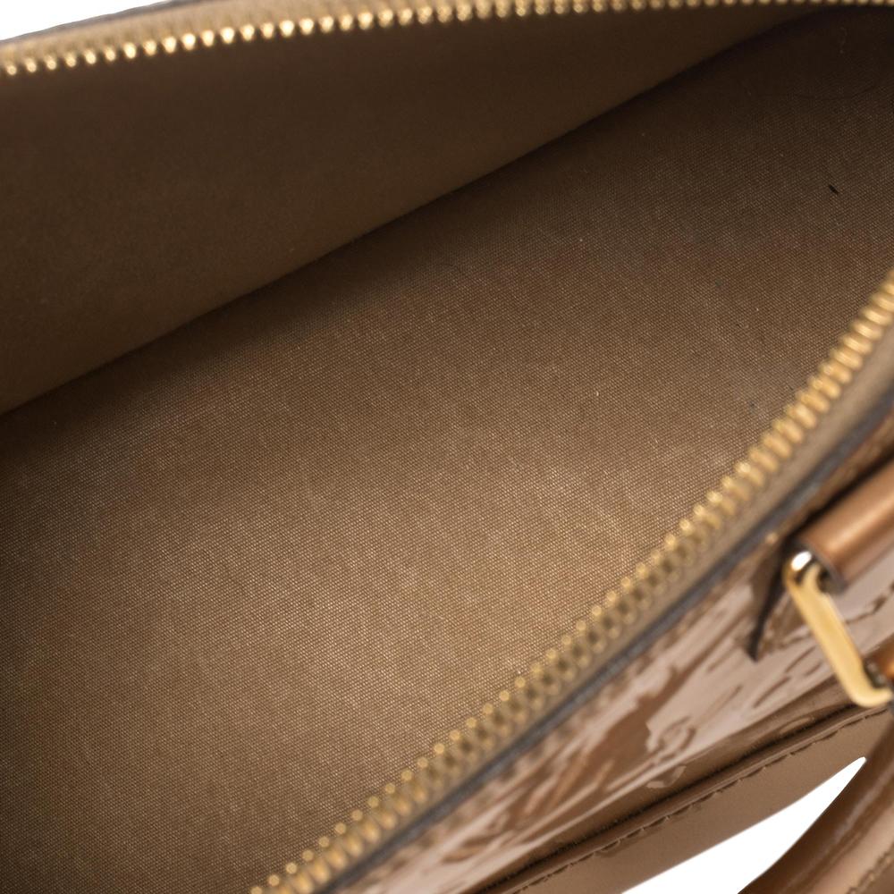 Louis Vuitton Beige Monogram Vernis Alma BB Bag 2