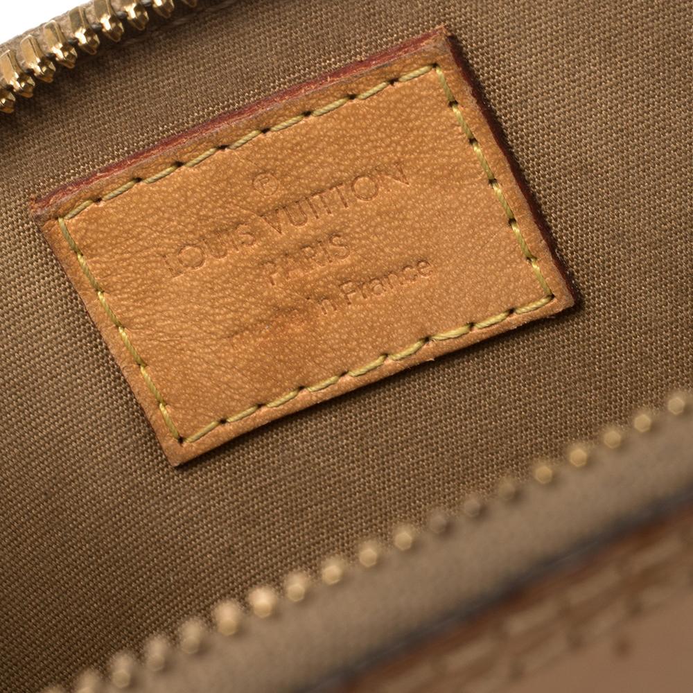 Louis Vuitton Beige Monogram Vernis Alma BB Bag 5