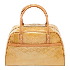 Louis Vuitton Beige Monogram Vernis Tompkins Square Bag