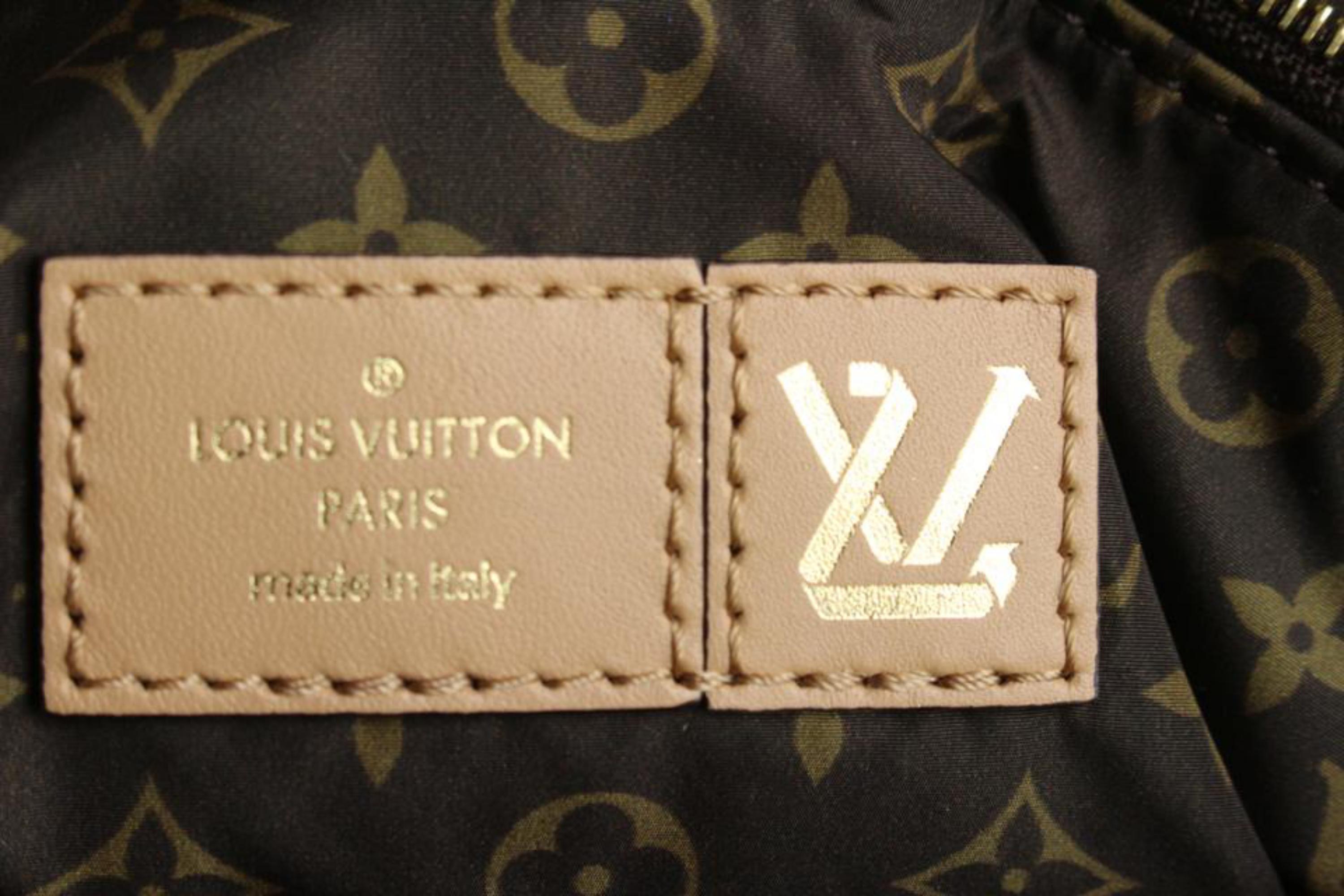 Louis Vuitton Beige Pillow Monogram Puffer Onthego GM Tote 1111lv29 2