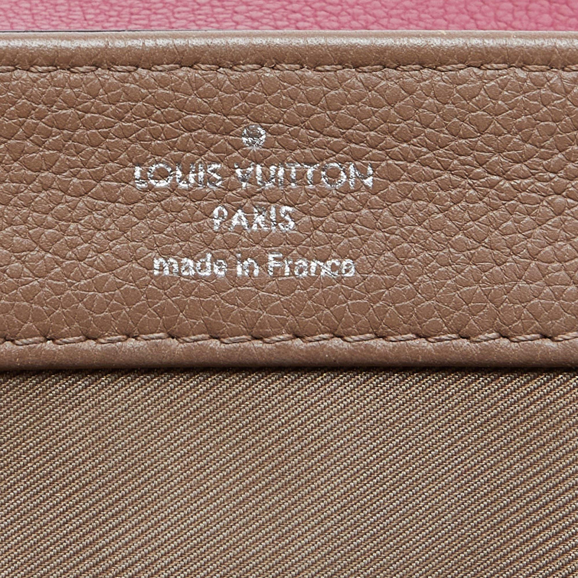 Louis Vuitton Beige/Pink Leather Lockme II BB Bag 4