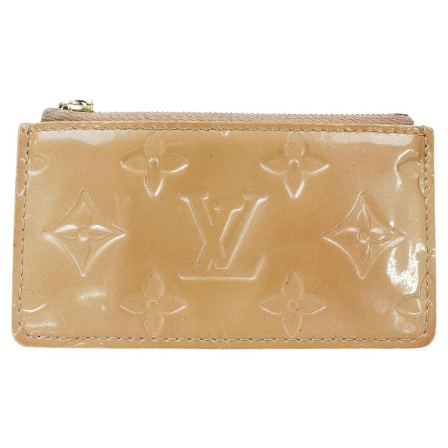 Louis Vuitton × Nigo Street Fashion Silver Metal Square Nameplate LV  Signature Duck Pattern Keychain For
