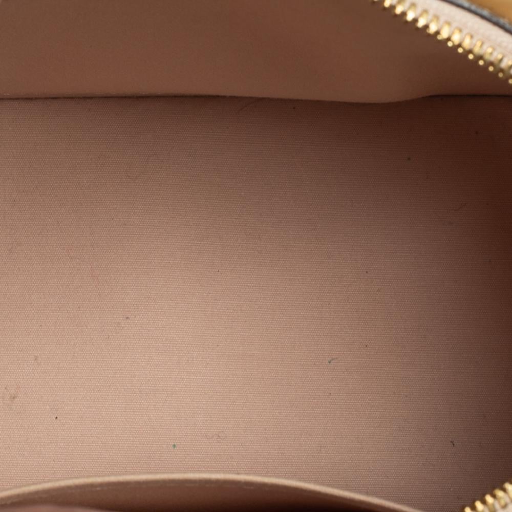 Louis Vuitton Beige Poudre Monogram Vernis Alma BB Bag 8