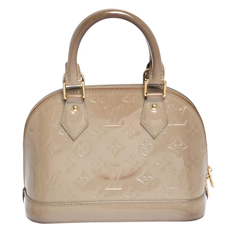 Louis Vuitton Alma Handbag Monogram Vernis BB at 1stDibs